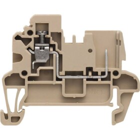 Weidmüller 1305330000 průchodková svorka 5.10 mm šroubovací béžová 50 ks