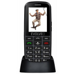 EVOLVEO EasyPhone EG + stojánek černá / 2.4" / SOS / Bluetooth / microSDHC (EP-550-EGB)