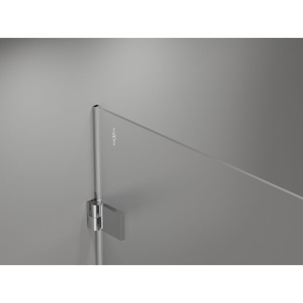 MEXEN/S - Lunar-B L sprchový kout dveře křídlové pravá 100 x 80, transparent, chrom 832L-100-080-01-00-P