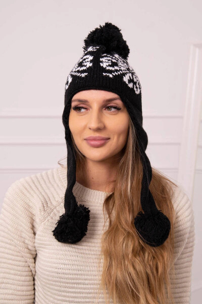 Dámská klapka na uši Balbina K381 černá UNI