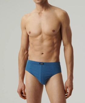 Atlantické kalhotky 3MP-192 A'3 M-3XL námořnicky modrý denim M
