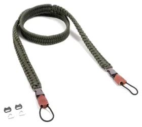 C-ROPE Traveler Olive / Popruh na fotoaparát / Paracord / 125 cm / nosnost 40 kg (CRP-TRL-125-OLV)