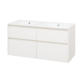 MEREO - Opto, koupelnová skříňka s keramickým umyvadlem 121 cm, bílá CN913