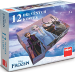 Ledové království II - Dřevěné kostky 12 ks - Dino