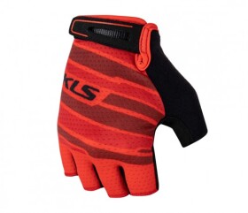 Rukavice KLS FACTOR 022, red (krátkoprsté rukavice Kellys, velikost M)