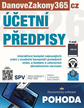 Účetní předpisy 2026