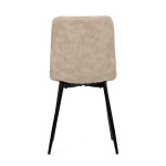Jídelní židle, béžová, látka vintage, CT-281 CRM3