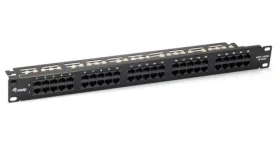 Equip / Patch panel / 50 portů / Cat3 / UTP / 1U / černá (125295)
