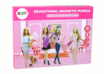 Mamido Vzdělávací magnetické puzzle panenky Barbie