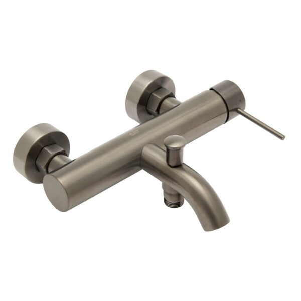Vanová baterie SAT Aurum bez sprchového setu 150 mm broušený gun metal SATBAUR222BGM SATBAUR222BGM