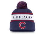 Nike Pánská zimní čepice Chicago Cubs MLB Peak Standard Cuff Pom Beanie