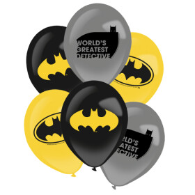 Balonky Batman 6 ks 27,5 cm Balonky Batman 6 ks 27,5 cm