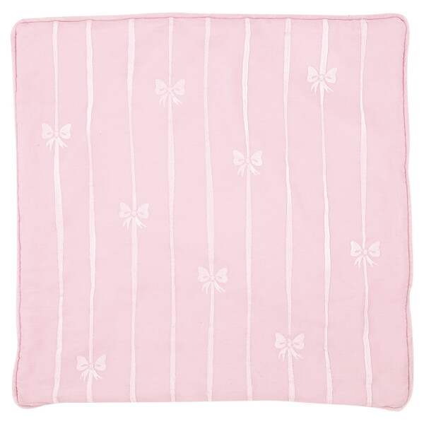GREEN GATE Bavlněný povlak na polštář Dolobella Pale Pink Embroidery 50 x 50 cm, růžová barva