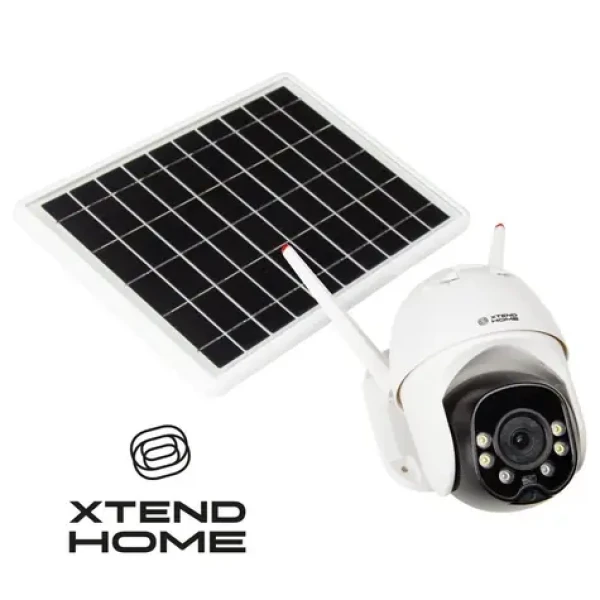 Xtend Home SO110 bílá / Venkovní kamera 4G se solárním nabíjením / 1080p / 4mm / Wi-Fi / IP65 / IR 15m / Tuya CZ SK (XL-OKOSOLARGSM6)