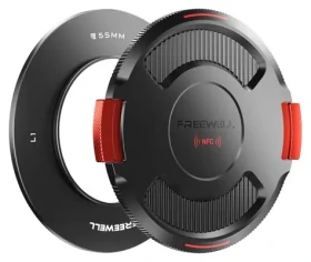Freewell Real Locking 55 mm / Základní kroužek / s krytkou NFC / hliník (FW-L1-BL55)