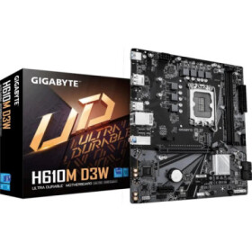 GIGABYTE MB Sc LGA1700 H610M D3W, Intel H610, 2xDDR5, 1xDP, 1xHDMI, mATX EDF_1706339