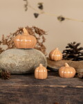 Storefactory Podzimní dekorace dýně Tranebo Terracotta Large, oranžová barva, keramika