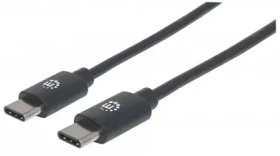 Manhattan kabel Hi-Speed USB-C samec USB-C samec 0.5m / černá (354868)