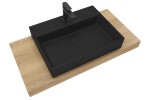 Koupelnová sestava SAT s deskou pod umyvadlo Dolce 100x8x50 cm dub halifax KSETDO15 KSETDO15