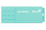 GOODRAM UME3 CARE USB 3.0 64GB zelená / Flash disk / USB-A 3.0 / čtení: 60MBs / zápis: 20MBs (UME3-0640CRR11)