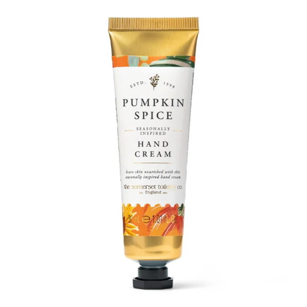 Somerset Toiletry Krém na ruce Pumpkin Spice 30 ml, zlatá barva, plast