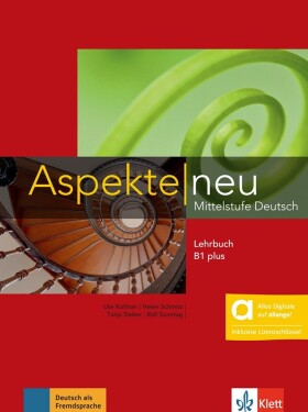 Aspekte neu B1+ – Hybride Ausgabe – Lehrbuch + MP3 allango.net + Lizenz (24 Monate) - kolektiv autorů