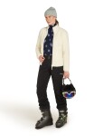Dámské merino tričko s dlouhým rukávem ICEBREAKER Wmns 260 Vertex LS Half Z FallFl, Midnight Navy/Snow/J velikost: S