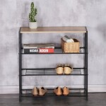 Botník, mdf, hnědá, GD-414 OAK