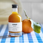 Nicolas Vahé Pomerančový sirup 200 ml, oranžová barva, sklo