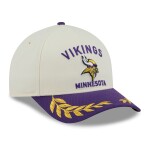 New Era Pánská kšiltovka Minnesota Vikings NFL 2025 Draft 9FORTY M-Crown A-Frame Snapback - Béžová