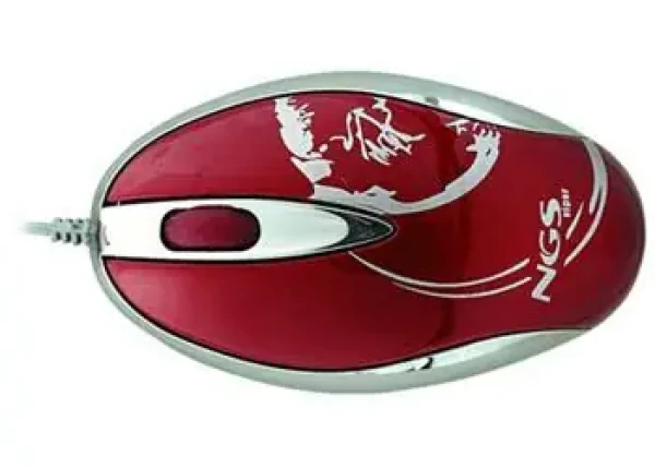 NGS Vipermouse červená / Myš / Optická / Drátová / USB / 2 tlačítka (NGS VIPERMOUSERED)