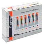 Royal Talens Cobra Study sada 6 x 20 ml vodou ředitelné olejové barvy
