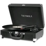 Victrola VSC-550BT černá / Gramofon kufříkový / 33 45 78 RPM / BT / RCA / 3.5mm jack / repro (VSC-550BT-BLK-EU)