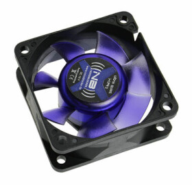 Noiseblocker BlackSilent Fan XR-2 modrá / 60mm / 15 dB @ 2200 RPM / 14.12 CFM / 3-pin (ITR-XR-2)