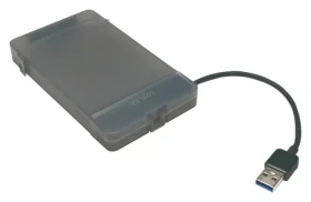 LogiLink adaptér USB 3.0 na 2,5" SATA šedá / Adaptér / Pro 2,5" HDD a SSD / USB 3.0 (AU0037)