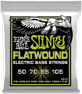 Ernie Ball 2812 Regular Slinky Cobalt Flatwound Electric Bass 50-105