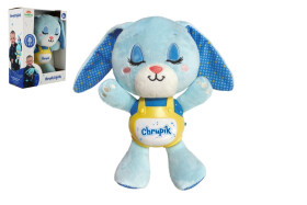 Zajíček Chrupík usínáček plyš, na baterie, se zvukem, se světlem
