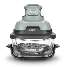 Ninja Crispi FN101EUSG zelená / horkovzdušná fritéza / 1700 W / 3.8l / 4 funkce / 40°C - 240°C (FN101EUSG)