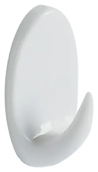 Spirella MAXI oválné háčky na ručníky 2 ks bílé / ABS / samolepící / 55 x 35 mm