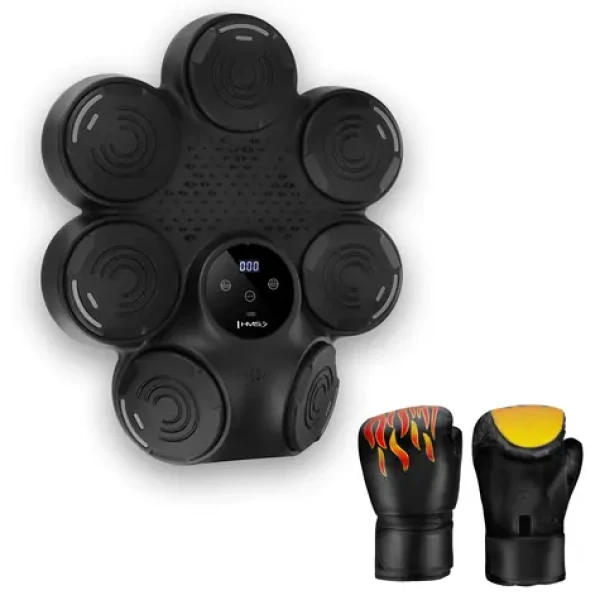HMS TB30 Elektronický boxerský terč s LED / Bluetooth a rukavicemi (Music Boxing Machine) (5908261685170)