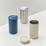 HAY Termohrnek Outdoor Market Grey 350 ml, stříbrná barva