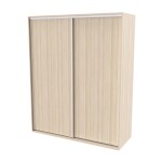 Nábytek Mikulík Skříň FLEXI 2 - 2x dveře plné ROZMĚR: (š/v/h) 220 x 220 x 65 cm