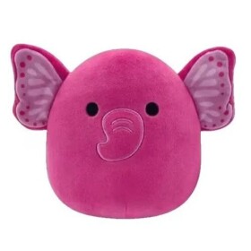 Squishmallows Růžový motýlí slon - Evelyn 20 cm