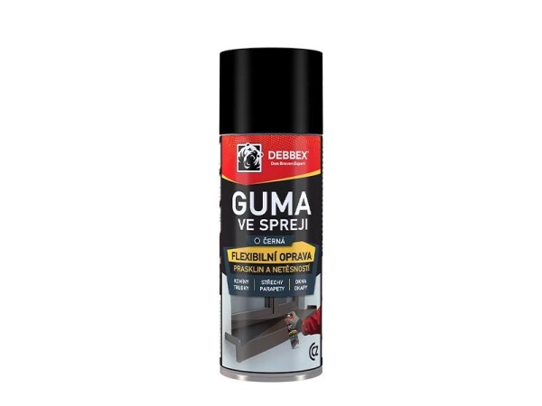 Guma ve spreji DEBBEX černá 400ml