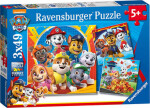 Ravensburger 050482 Tlapková patrola Hrátky v listí 3x49 dílků