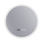 Erga Deam, kulaté LED zrcadlo 50cm, 3 barvy světla, přední osvětlení, vyhřívací podložka proti zapaření, ERG-V01-Deam-5050-CL ERG-V01-DEAM-5050-CL
