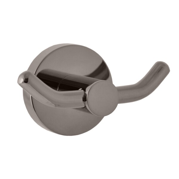 RAV Slezák - COLORADO - Koupelnový doplněk Věšáček dvojitý, Metal Grey - kartáčovaná COA0102MGK COA0102MGK