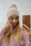 Dámská čepice Delia K260 light beige UNI