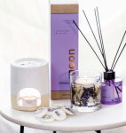 Stoneglow Vonný vosk do aromalampy Lavender/Mint – 10 ks, 124 g, přírodní barva, vosk