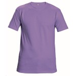 Triko TEESTA unisex fialové s krátkým rukávem 100% bavlna XL fialové